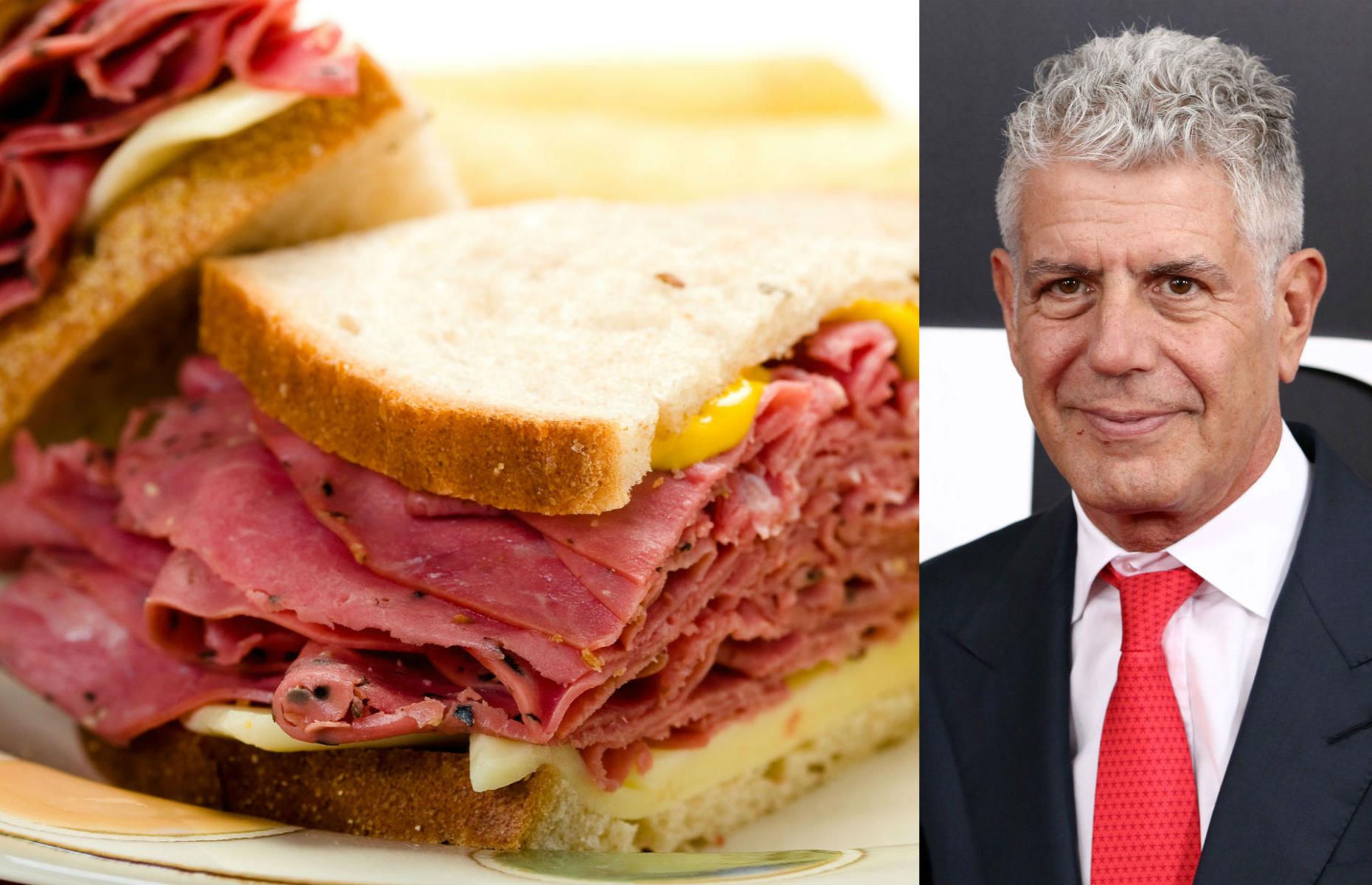 Anthony Bourdain – pastrami sandwich 